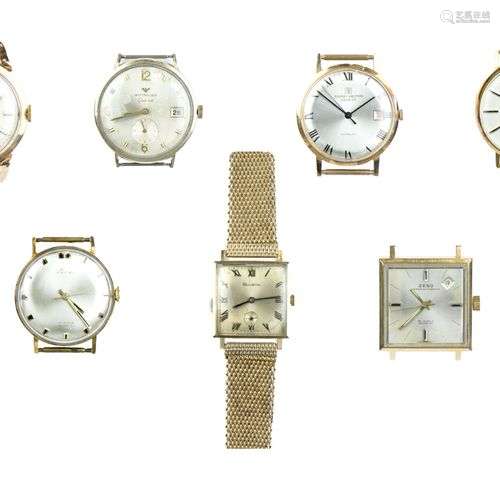 LOT DE SEPT MONTRES