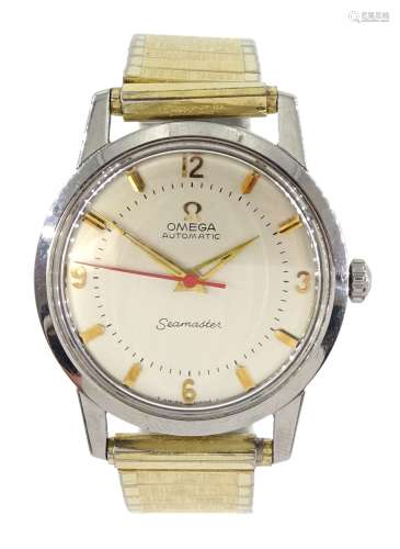 Omega Seamaster automatic gentleman's stainless steel wristw...