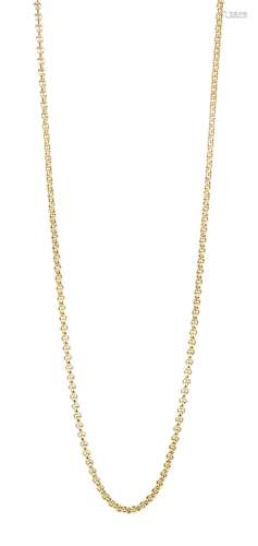 9ct gold belcher link necklace