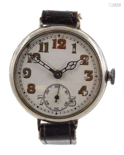 WWI silver trench watch