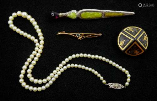 Early 20th century silver stone set Scottish dirk hardstone ...