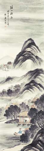 吴石仙 溪山硕雨