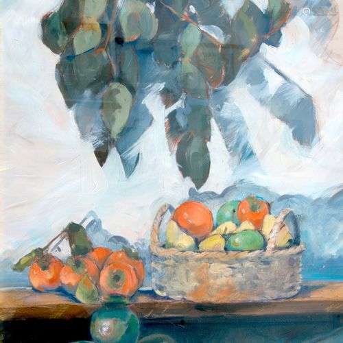 NATURE MORTE AUX FRUITS ET AUX FLEURS