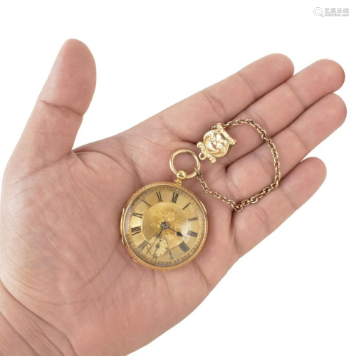 Circa 1883 18K Pocket Watch
