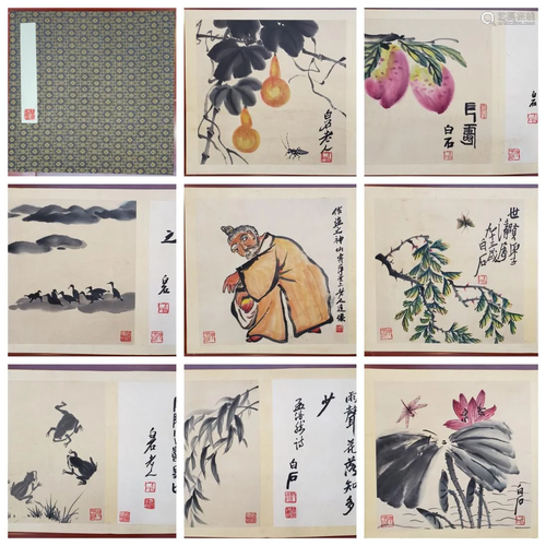 PAINTING ALBUM ON VAIROUS THEMS, QI BAISHI