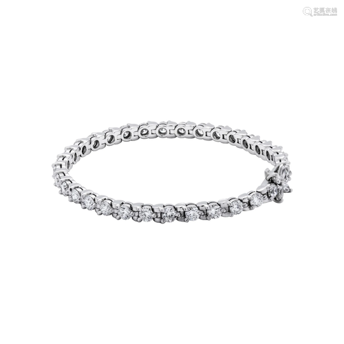 Diamond 8.13TCW Diamond Tennis Bracelet