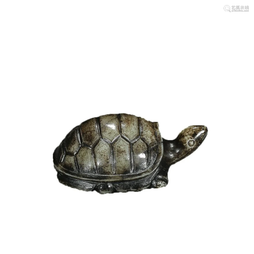 A HETIAN JADE â€˜TURTLEâ€™ CARVING