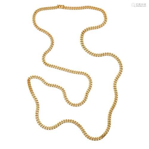 LONG COLLIER EN OR