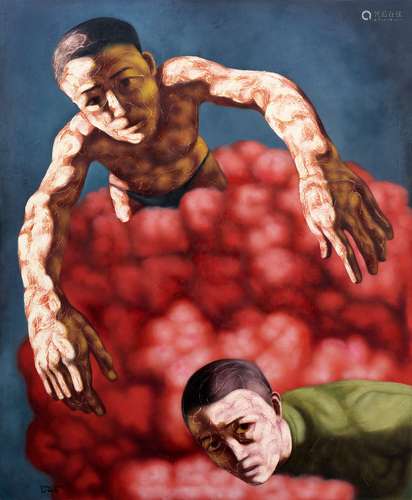 赵能智（b.1968） 1995年作 梦游系列NO.1 布面 油画