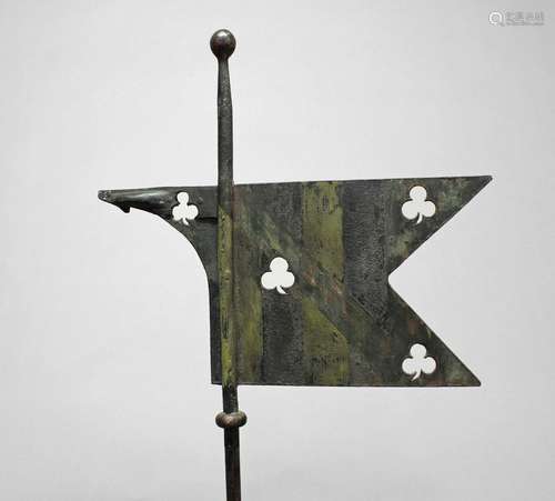 A LATE 18th/19th CENTURY WEATHER VANE. A weather vane of pen...