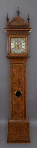 AN EARLY 18TH CENTURY 'SEAWEED' MARQUETRY LONGCASE CLOCK BY ...