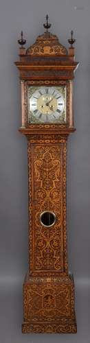 AN EARLY 18TH CENTURY 'SEAWEED' MARQUETRY LONGCASE CLOCK BY ...