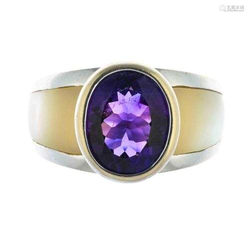 MAUBOUSSIN. Bague “My First Madam” sertie d’une améthyste de...