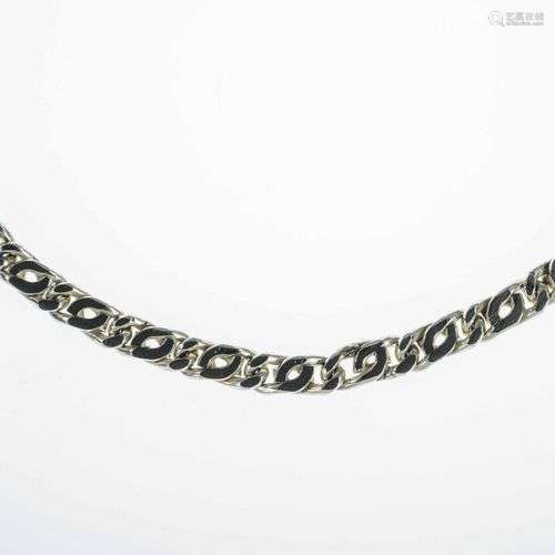 BUCCELLATI Gianmaria. Long sautoir en argent. 97,8 g - L : 9...