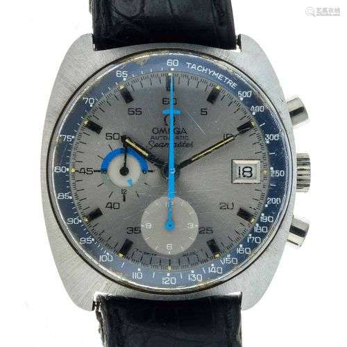 OMEGA. Chronographe “Seamaster Automatic” en acier - Cadran ...