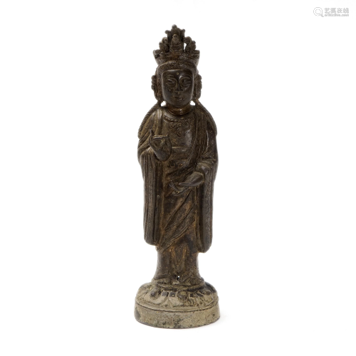 A STANDING STATUE OF GUANYIN