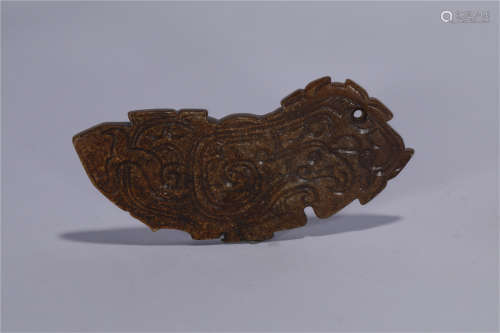 Han style ancient jade carving