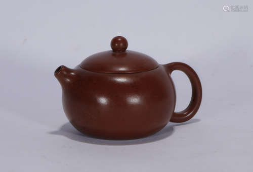 Qing style Zisha clay teapot