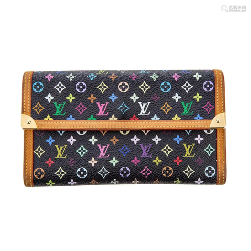 A Louis Vuitton Murakami Multicolore Wallet