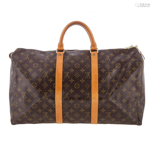 A Louis Vuitton Keepall 50