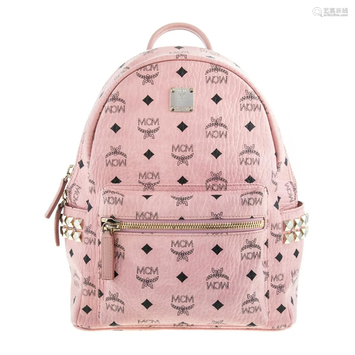 A MCM Stark Side Stud Backpack