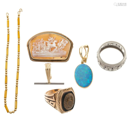 An Eclectic Collection of Vintage Jewelry in 14K