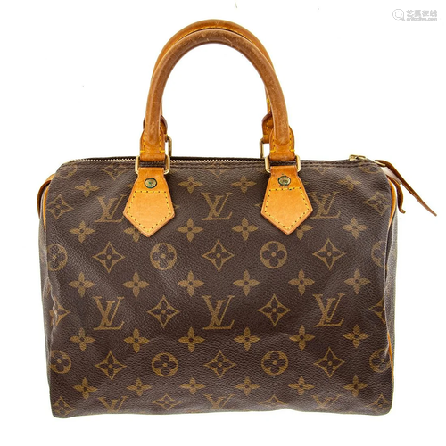 A Louis Vuitton Monogram Speedy 25