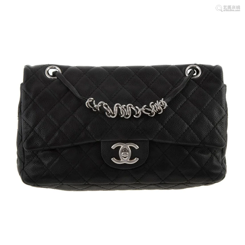 A Chanel Small Soft Double Flap Bag