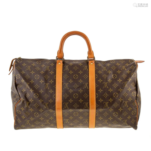 A Louis Vuitton Monogram Keepall 50