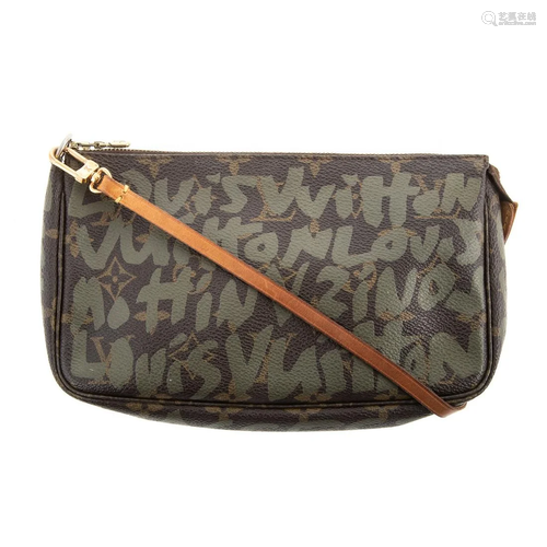 A Louis Vuitton Stephen Sprouse Graffiti Pochette