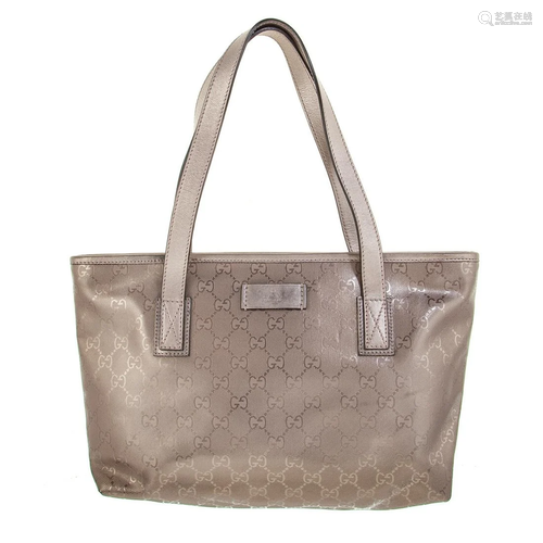 A Gucci Guccisima Imprinted Canvas Tote