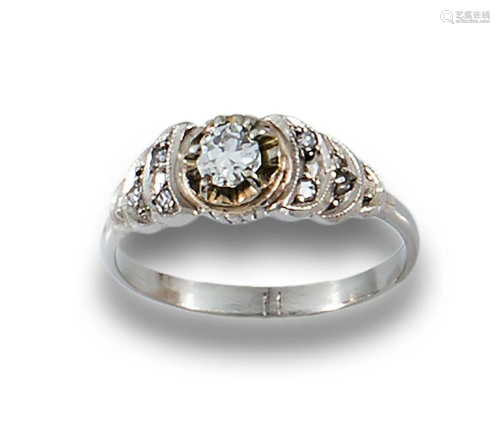 20'S GOLD DIAMOND RING