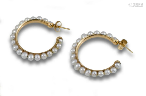 GOLD PEARL EARRINGS 52