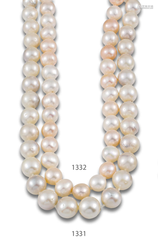 AUSTRALIAN PEARL NECKLACE GOLD CLASP