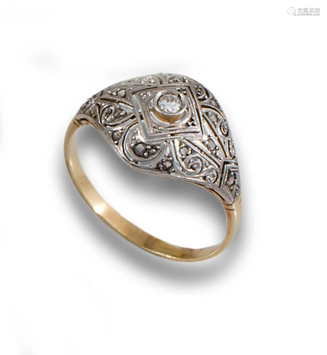 20'S GOLD DIAMOND RING