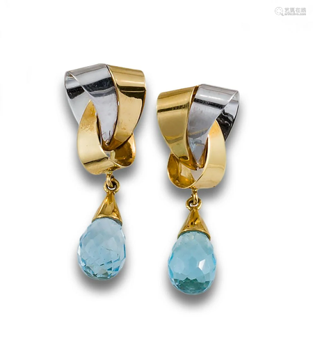 TOPAZ GOLD EARRINGS