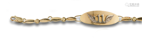 ENGRAVED GOLD BRACELET 128