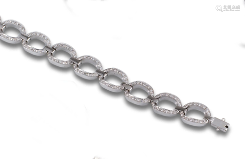 WHITE GOLD BRACELET DIAMONDS