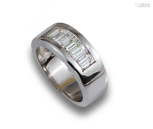 HALF WIDE GOLD DIAMOND WEDDING RING