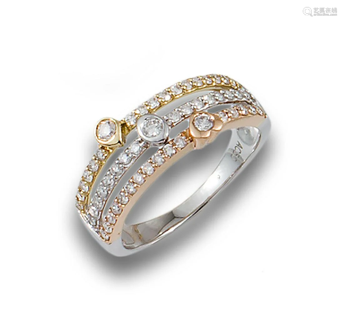 3 GOLD DIAMOND RING