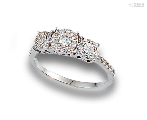 GOLD DIAMOND TRIPLE RING