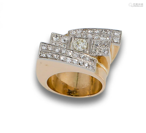 CHEVALIER GOLD DIAMOND RING