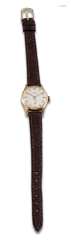 DUWARD GOLD AND LEATHER ladies watch