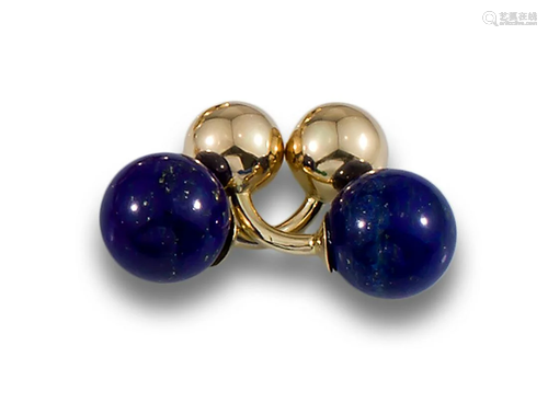 LAPIS LAZULI GOLD CUFFLINKS 69815