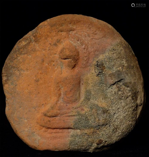 Authentic Pyu or other very early Buddha tablet.