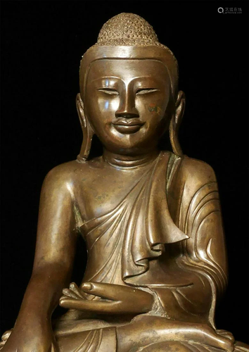 19thC Mandalay style Buddha- lovely example.