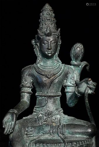 Delightful old Indonesian Bodhisattva.