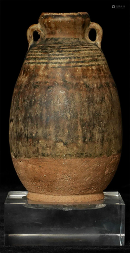 Beautiful 14/15thC Thai Sawankalok Vase collected in