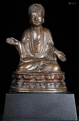 13-15thC Korean BronzeBuddha