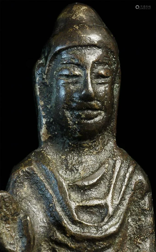 Early Korean Buddha- unsure how to date. Stands proudly